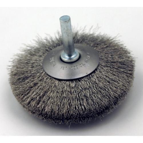 3&#034; Flat Concave Fine S.S. Wire Brush