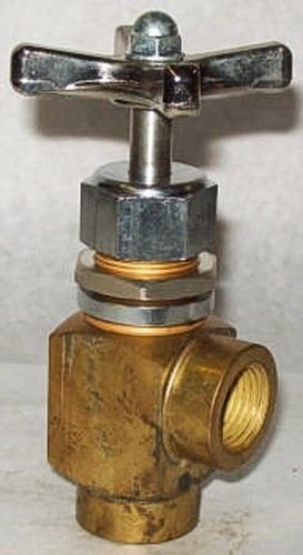 Deltrol 1/2&#034; 3000 PSI Brass Angle Needle Valve S402B3P