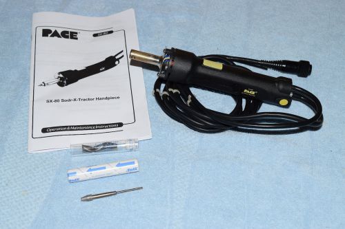 Nice! pace sensatemp sx80 sodr-x-tractor desolder solder iron handpiece w extras for sale