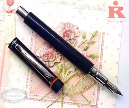 Pirre Paul&#039;s 325A Fountain Pen BLUE BLACK +5 cartridges BLACK ink