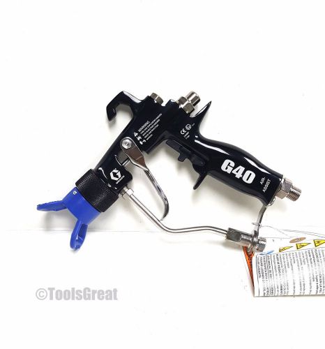 New graco 24c857 hvlp g40 air assisted spray gun with no tip 24c857 for sale