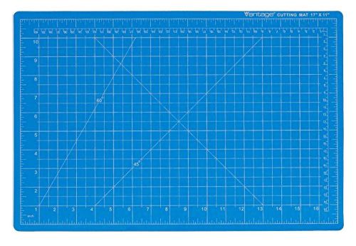 Dahle 10690 Vantage Cutting Mat, 9&#034; x 12&#034;, Blue new