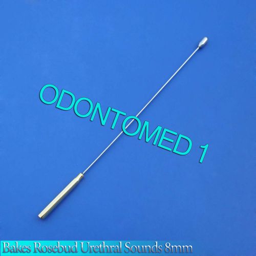 One Pc Bakes Rosebud Urethral Sounds 8MM Gold Plated