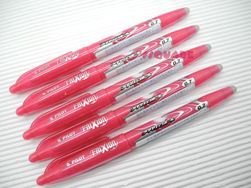 10 x Pilot FriXion 0.7mm Fine Erasable Rollerball Gel Pen w/ Cap, Pink