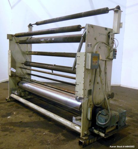 Used- Sano Design &amp; Machine 104&#034; Tension Roll Stand, Model L.N.-104&#034;-5HP-400-STD