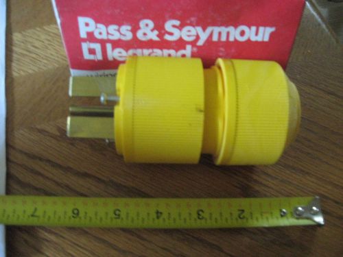 PASS &amp; SEYMOUR D0631 PLUG, 30A, 250V, 6-30P, 2P3W, YELLOW,