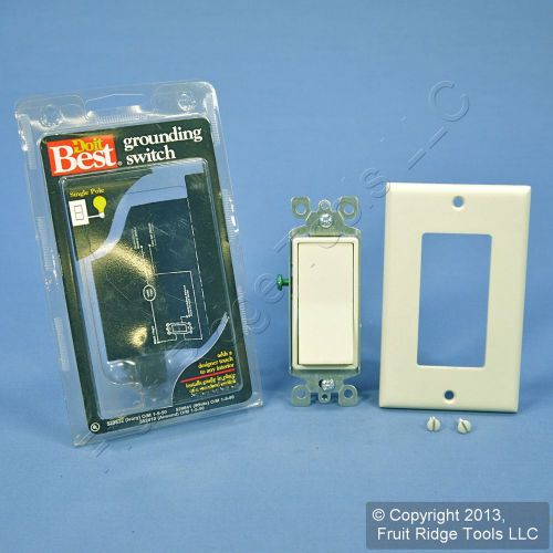 Do It Best Almond Decora Rocker Wall Light Switch Single Pole ON/OFF 15A 552410