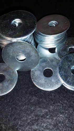 5/16 ID X 1-1/4 OD FENDER WASHER STEEL ZINC (100 WASHERS)