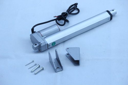 Heavy duty 6&#034; inch linear  actuator with brackets stroke 225 pound max lift 12v for sale