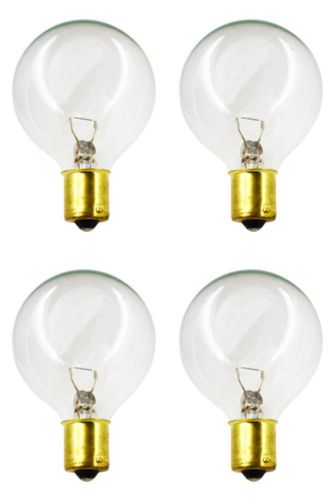 4-Pack Bulb #20-99C Clear 12 V, 13W, BA15s Base, G-16.5