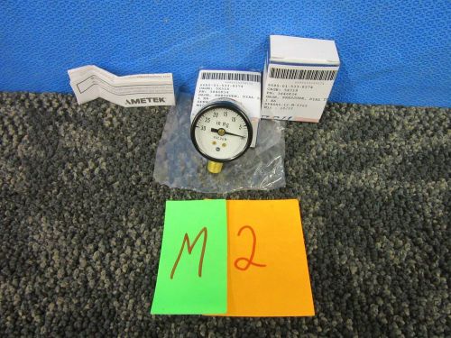 2 AMETEK USG PRESSURE GAUGE GAGE DIAL 3846K34 INDICATING CONTROL 1/8&#034; HG NPT NEW