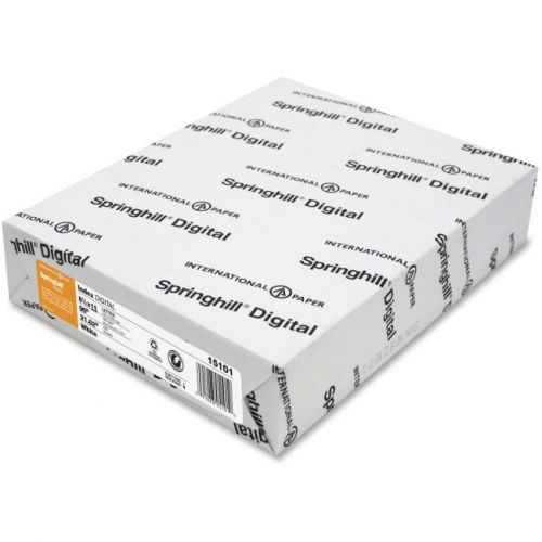 &#034;Digital Index White Card Stock, 90 lbs., 8-1/2 x 11, 250 Sheets/Pack&#034;