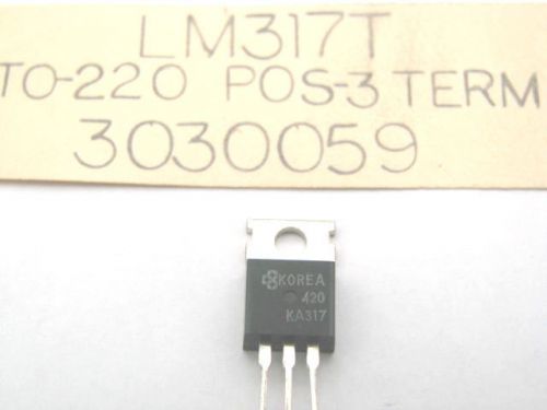 LM317T KA317  Voltage Regulator Rectifier 3030059 420