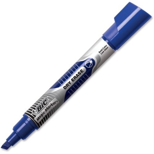 BIC Chisel Tip Dry Erase Magic Markers GELIT11BL