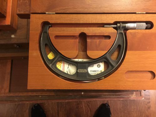 STARRETT MICROMETER 6-7&#034; NO. 436  Ratchet