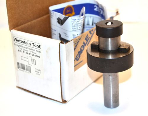 New wettstein eagle rock usa shellmill face mill arbor 3/4&#034; shk 1&#034; bore wl13.4.9 for sale