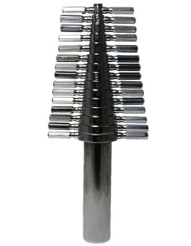 Premium cork borer set of 15 - heavy duty nickel plated steel construction for sale