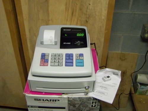 NIB SHARP XE-A102 Electronic Cash Register