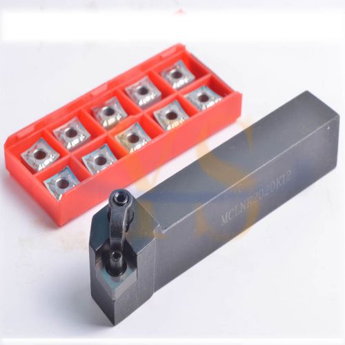 20mm MCLNR2020K12  Turning Tool holder +10pc Carbide Insert CNMG12040408 CNMG432