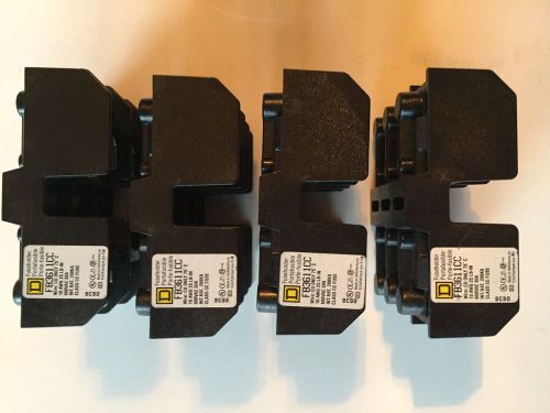 Square D Fuseholder 3 pole 30AMPS Class CC 9080 FB3611 CC (lot of 4) NEW