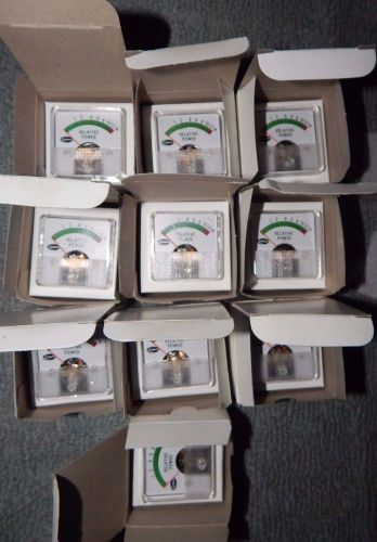 10 PIECES * NEW NOS NIB LINDQUIST RELATIVE POWER METERS MODEL ST-38 DC VOLT 1 A