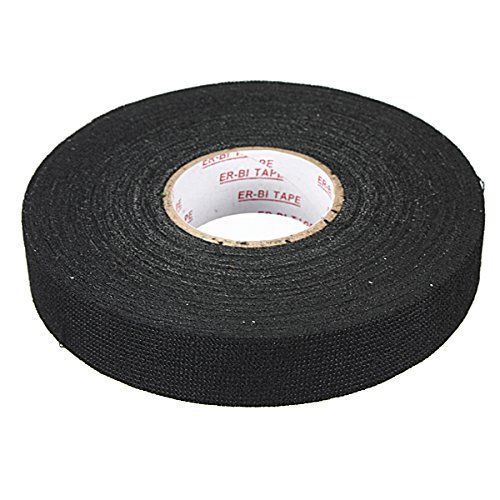 Audew 19mm x 25m wiring loom harness adhesive cloth fabric tape cable loom new for sale