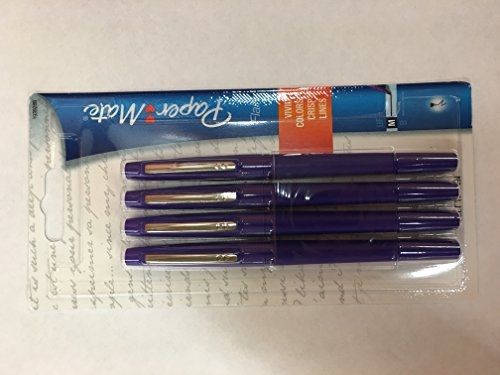 Papermate Flair Purple 4 Pack