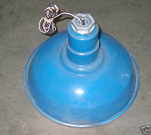 Standard Dome 12&#034; Industrial Lighting Fixture Blue