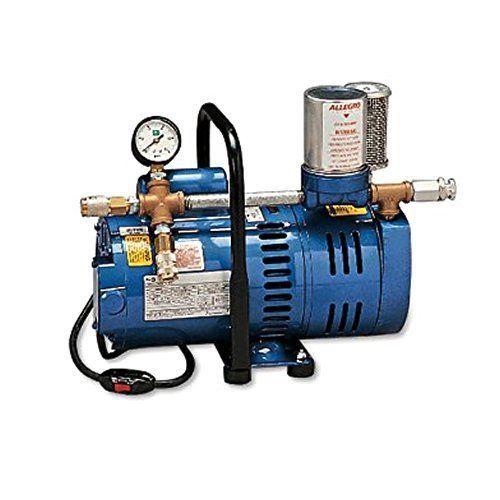 ALLEGRO A-750 SCUBA BREATHING AMBIENT Fresh AIR PUMP 3/4 hp Motor, 2-Worker