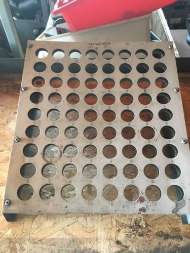 72 hole steel stand for lathe type 5c collets and tooling for sale