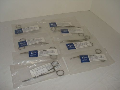 Konig Crile Hemostatic Forceps 14cm #24025 Lot of 8 NEW Didage Sales Co