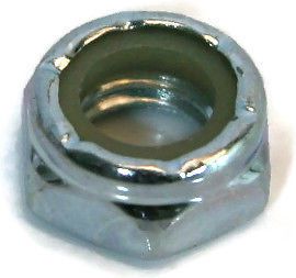 Heavy Nylon Insert Hex Jam Nut Zinc Grade A Steel - 7/8&#034;-9 UNC - Qty-25