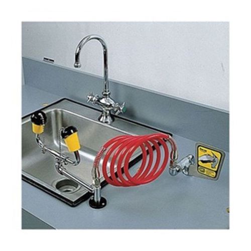 ENCON 01045614 COUNTER MOUNT EMERGENCY EYEWASH STATION WITH DRENCH HOSE NEW