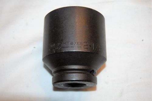 Wright 6768 3/4&#034; Drive 2-1/8&#034; Impact Socket 12 Point