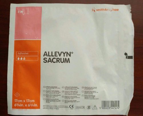 SMITH &amp; NEPHEW Allevyn Sacrum Adhesive 6.75&#034;x6.75&#034; 1 EACH #66000700 New/Sealed