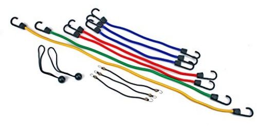 Highland (9008600) Bungee Cord Assortment Jar - Set Of 12