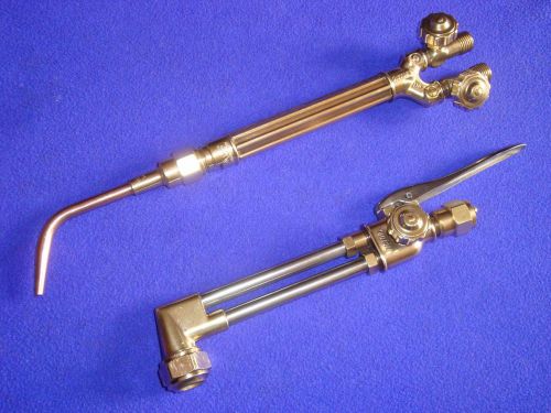 GENUINE VICTOR CA1350 CUTTING TORCH &amp; VICTOR HANDLE MIXER 100C TIP # 0,torch set