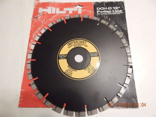 HILTI  12&#034; M1 DRY-CUTTING DIAMOND DISC #209765