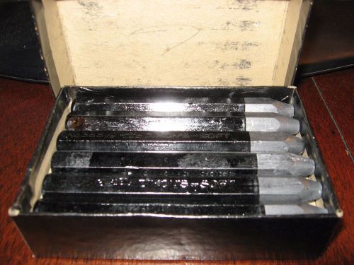 Dixon lumber marking crayons soft black, 4-1/2 x 1/2&#034; hex box of 12 vtg unused for sale