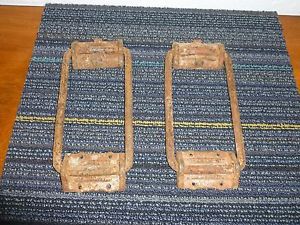 2 Ellis Post Shore Clamp 4 x 4 C-4 Clamp Pair, Used in Good Condition, Rust!