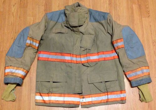 Vintage Globe Firefighter Bunker Turnout Jacket  48 x 32 1998