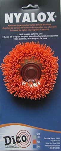 Dico Products 541-721-358 3&#034; Diameter Power Brush, Orange