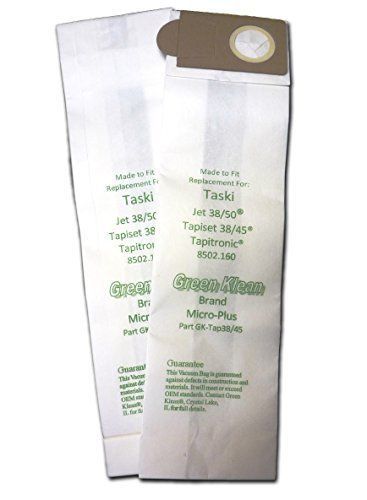 Taski jet 38/50, tapiset 38/45 &amp; tapitronic 8502160 10 pack generic vacuum bags for sale