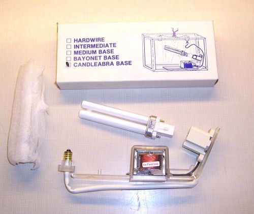 Philips PL-7/82 Compact Fluorescent Lamp 2 Pin G23 7W W/ Candleabra Base Fixture