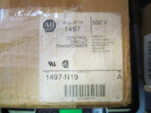 Allen Bradley 1497-N19 Control Circuit Transformer (NICS, NIB)