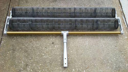 48&#034; Roller Tamp for stamped concrete with 1-3/4&#034; Diameter Button Adapter
