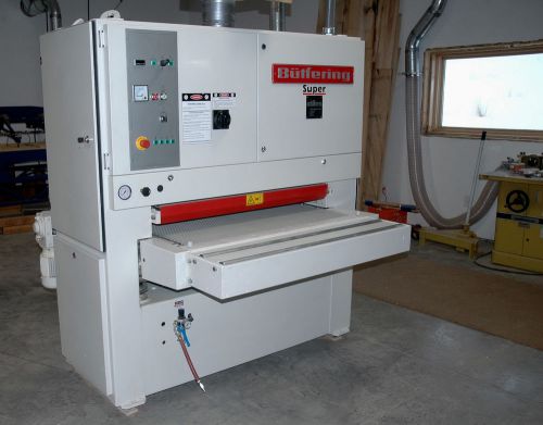 Butfering 43&#034; wide belt sander