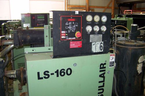 Sullair ls160 100 hp. rotary screw air compressor for sale