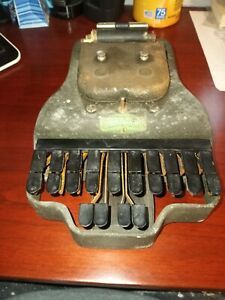 ANTIQUE STENOGRAPHER STENOTYPE MACHINE LASALLE STENOGRAPH MASTER MODEL 4