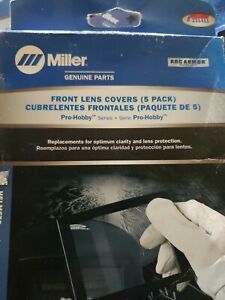 Genuine Miller Pro-Hobby Series Front Lens Covers 3 pack 231411 NEW